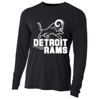 Detroit Rams Logo Cooling Performance Long Sleeve Crew