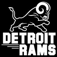 Detroit Rams Logo Cooling Performance Long Sleeve Crew