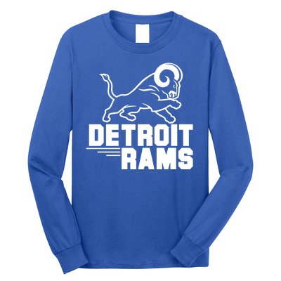 Detroit Rams Logo Long Sleeve Shirt