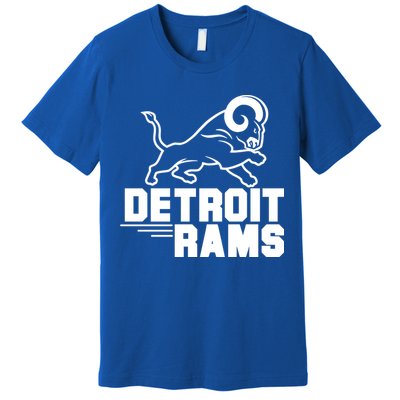 Detroit Rams Logo Premium T-Shirt