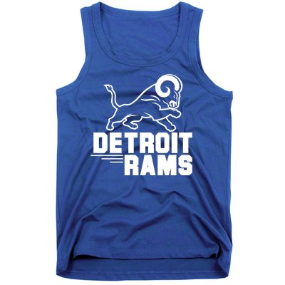 Detroit Rams Logo Tank Top