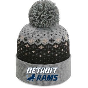 Detroit Rams Lion The Baniff Cuffed Pom Beanie