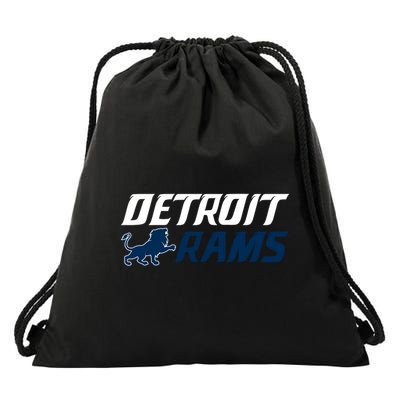Detroit Rams Lion Drawstring Bag