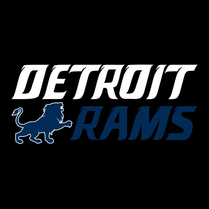 Detroit Rams Lion Flatbill Hat