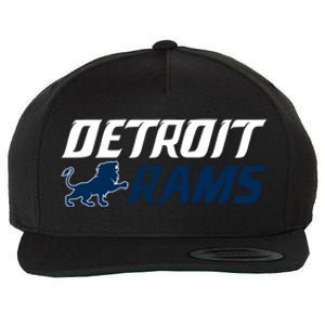 Detroit Rams Lion Wool Snapback Cap