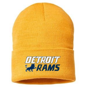 Detroit Rams Lion Sustainable Knit Beanie