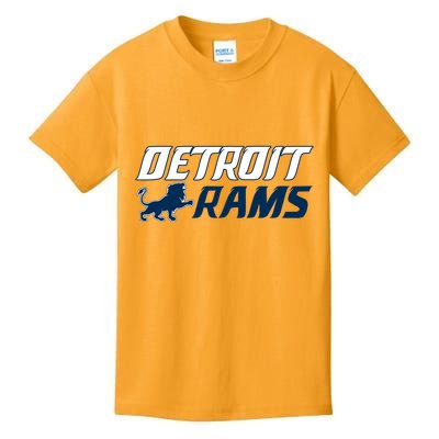Detroit Rams Lion Kids T-Shirt