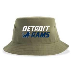 Detroit Rams Lion Sustainable Bucket Hat