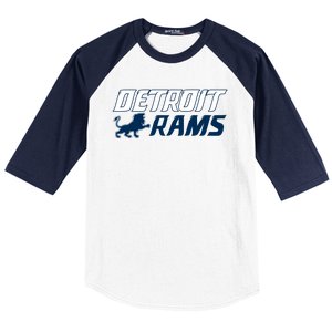 Detroit Rams Lion Baseball Sleeve Shirt