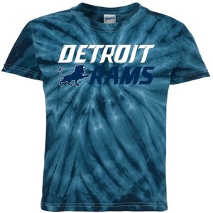 Detroit Rams Lion Kids Tie-Dye T-Shirt