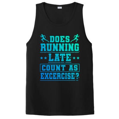 Does Running Late Count As Exercise Beeing Late Gift PosiCharge Competitor Tank