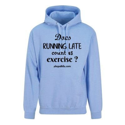 Does Running Late Count As Exercise? Gift Unisex Surf Hoodie