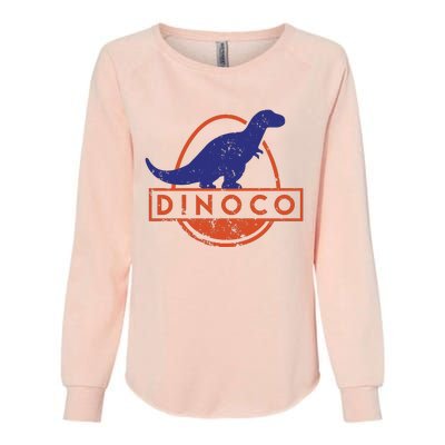 Dinoco Rustic Logo Womens California Wash Sweatshirt