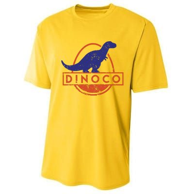 Dinoco Rustic Logo Performance Sprint T-Shirt