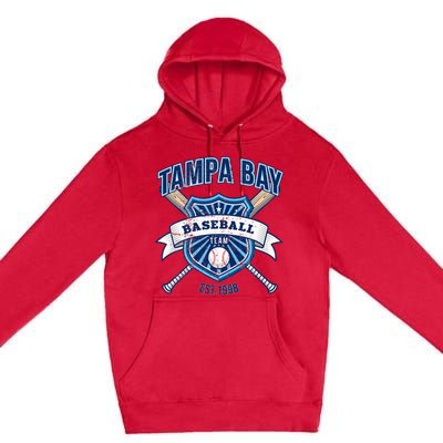 Distressed Retro Look Ray Vintage Party Tailgate Sport Gift Premium Pullover Hoodie