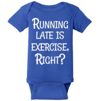 Does Running Late Count As Exercise Gift Baby Bodysuit