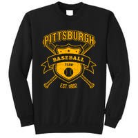 Distressed Retro Look Pirate Tailgate Gameday Sport Fan Gift Sweatshirt