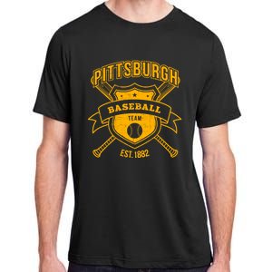 Distressed Retro Look Pirate Tailgate Gameday Sport Fan Gift Adult ChromaSoft Performance T-Shirt