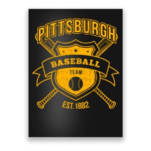 Distressed Retro Look Pirate Tailgate Gameday Sport Fan Gift Poster