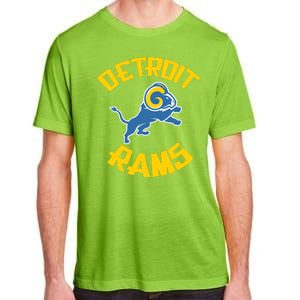 Detroit Rams Logo Adult ChromaSoft Performance T-Shirt