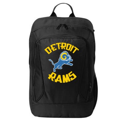 Detroit Rams Logo City Backpack