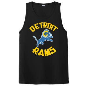 Detroit Rams Logo PosiCharge Competitor Tank