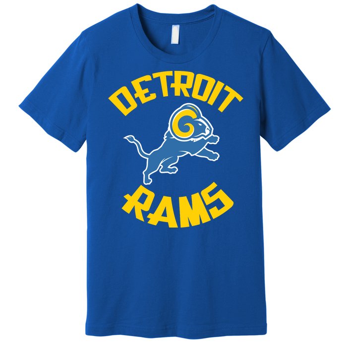 Detroit Rams Logo Premium T-Shirt