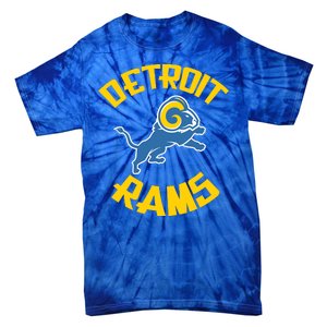 Detroit Rams Logo Tie-Dye T-Shirt