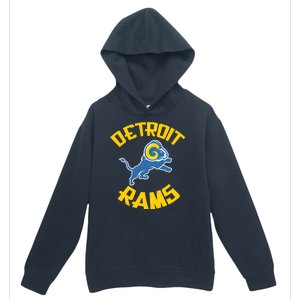 Detroit Rams Logo Urban Pullover Hoodie