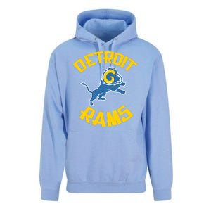 Detroit Rams Logo Unisex Surf Hoodie