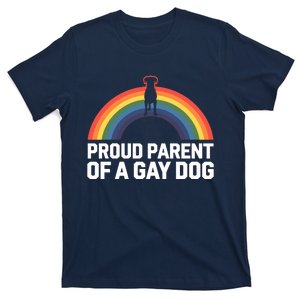 Dog Rainbow Lgbt Pride Month Ally Parade Gift T-Shirt