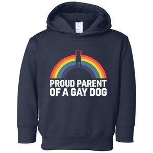 Dog Rainbow Lgbt Pride Month Ally Parade Gift Toddler Hoodie