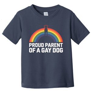 Dog Rainbow Lgbt Pride Month Ally Parade Gift Toddler T-Shirt