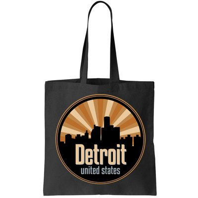 Detroit Record Label Skyline Symbol Bag