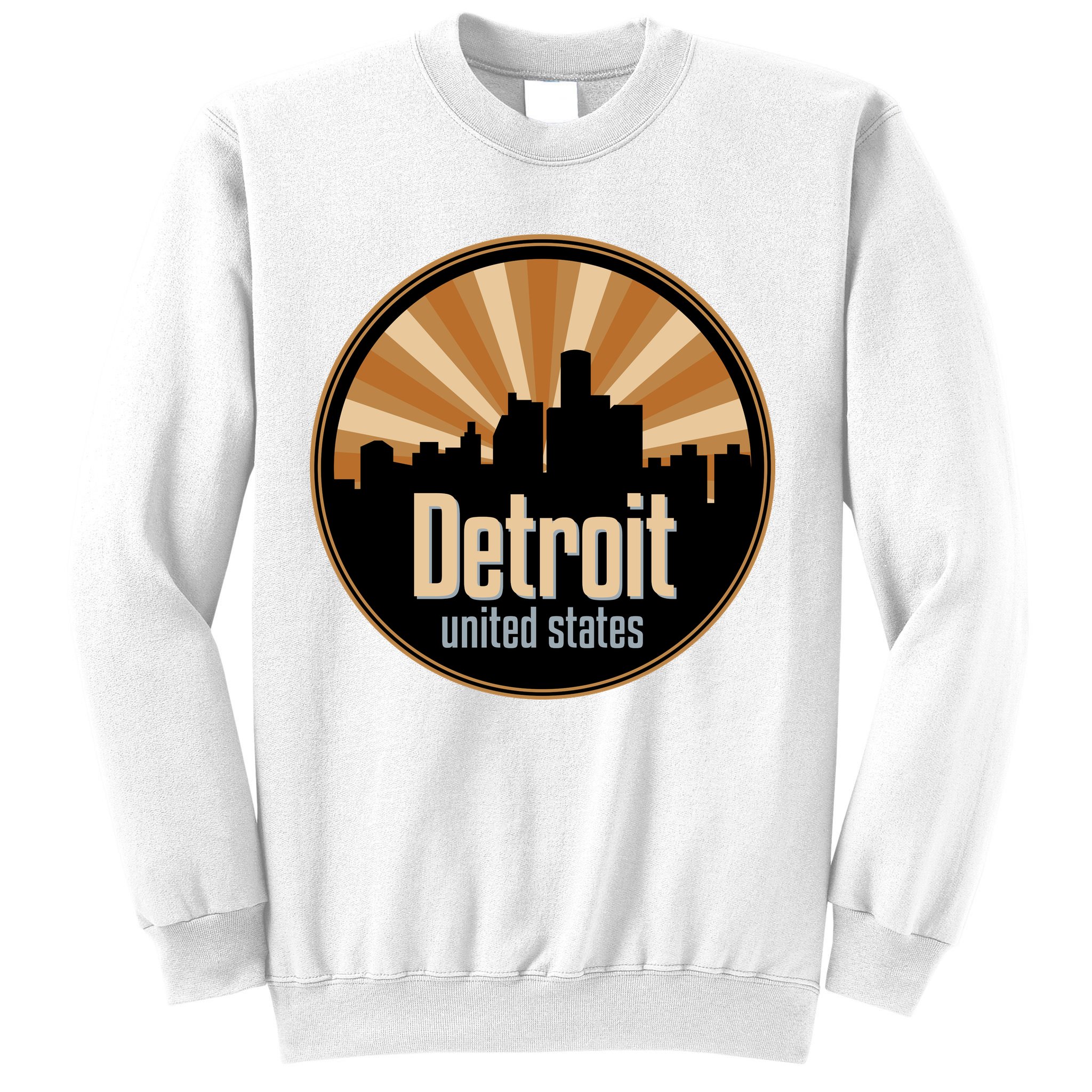 Detroit Record Label Skyline Symbol Sweatshirt
