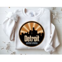 Detroit Record Label Skyline Symbol Sweatshirt