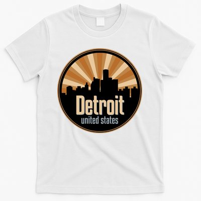 Detroit Record Label Skyline Symbol T-Shirt