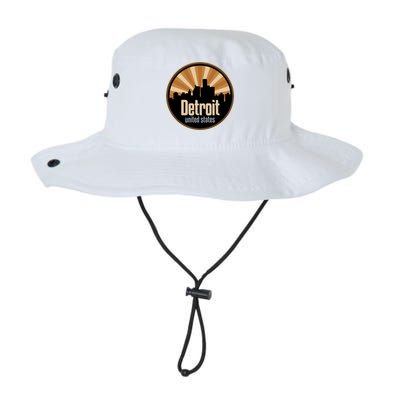Detroit Record Label Skyline Symbol Bucket Hat