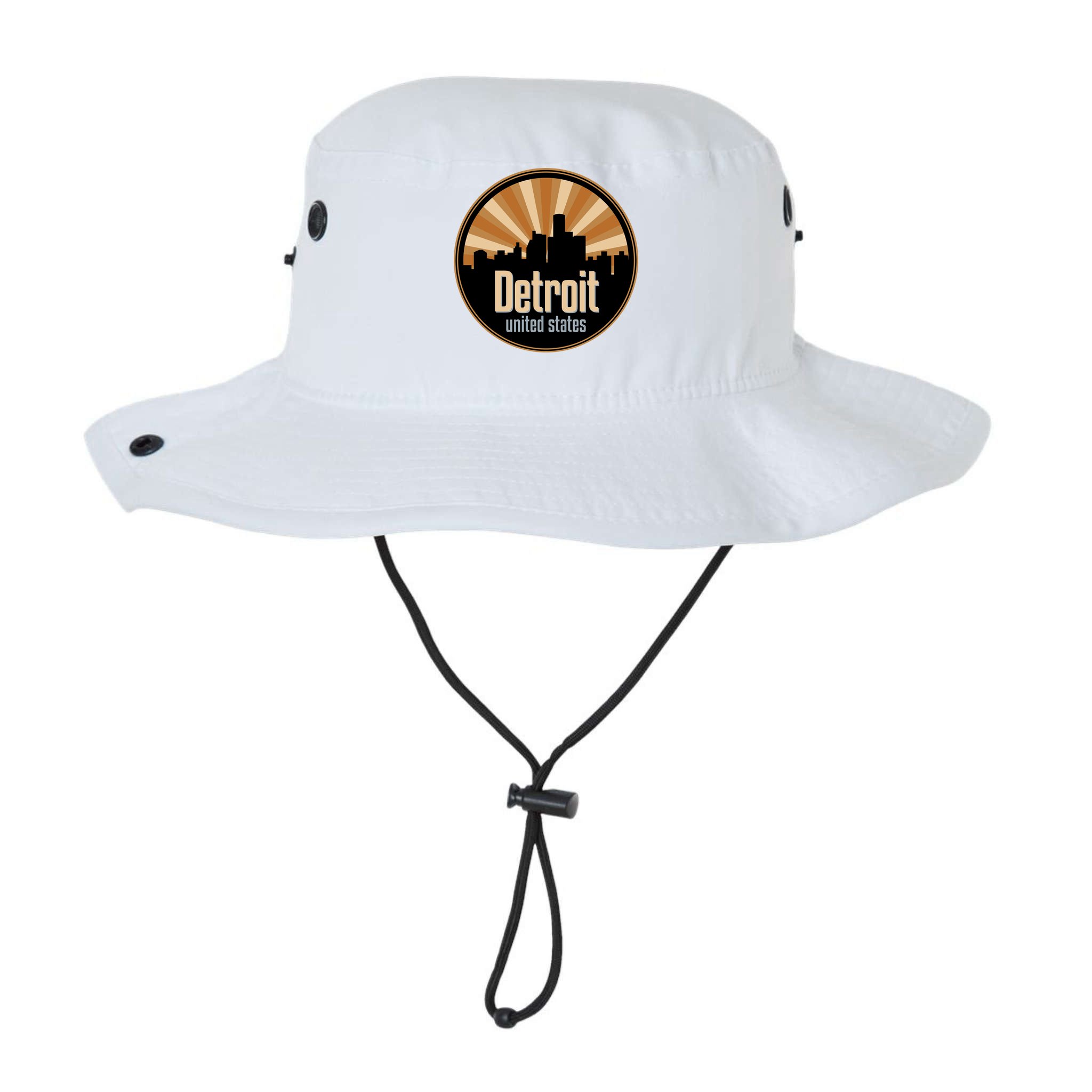 Detroit Record Label Skyline Symbol Bucket Hat