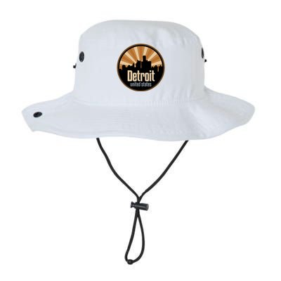 Detroit Record Label Skyline Symbol Legacy Cool Fit Booney Bucket Hat