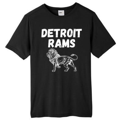 Detroit Rams Lion Tall Fusion ChromaSoft Performance T-Shirt