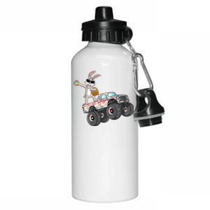 Dabbing Rabbit Monster Trucks Easter Day Eggs Dab Boys Gift Aluminum Water Bottle