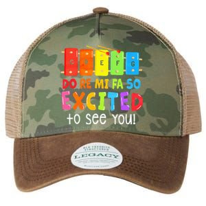 Do Re Mi Fa So Excited To See You Music Teacher Legacy Tie Dye Trucker Hat