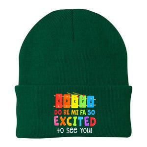 Do Re Mi Fa So Excited To See You Music Teacher Knit Cap Winter Beanie