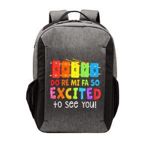 Do Re Mi Fa So Excited To See You Music Teacher Vector Backpack