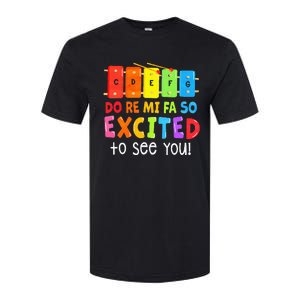 Do Re Mi Fa So Excited To See You Music Teacher Softstyle CVC T-Shirt