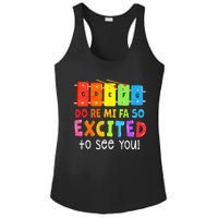 Do Re Mi Fa So Excited To See You Music Teacher Ladies PosiCharge Competitor Racerback Tank