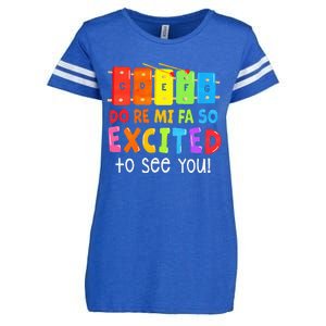 Do Re Mi Fa So Excited To See You Music Teacher Enza Ladies Jersey Football T-Shirt