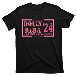 Dolly Reba24 Make America Fancy Again Cowboy T-Shirt