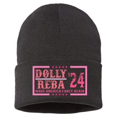 Dolly Reba24 Make America Fancy Again Cowboy Sustainable Knit Beanie